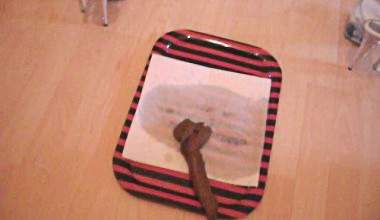 3-tage-Schiss aufs Tablett