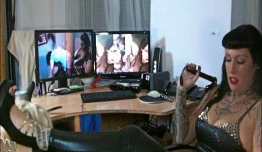 Versklavung am Arbeitsplatz Teil 1 – Heimlichen DWT im Büro beim wichsen erwischt 