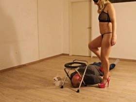 Slave used as toilet