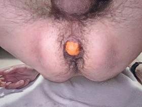 Ass-busting tangerines squirting juice inside me