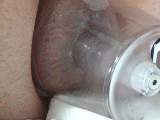 Anal pumping - Real swollen butthole and close up