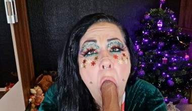 Weihnachtselfen Blowjob mit Dirtytalk und Countdown