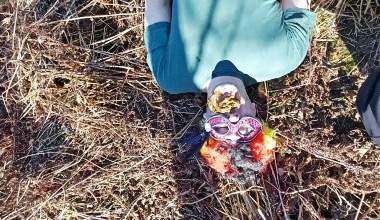 Die Parkplatztoilette vollgeschissen