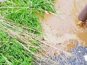 EMPTY WASTE TANK from the motorhome KOTZ ALARM