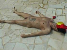 Guy pissed off after World Cup victory!