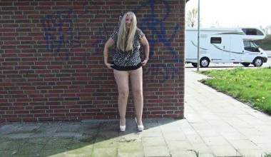 Scheiße! Ich konnte es nicht mehr halten!