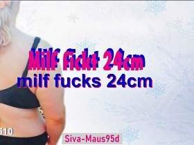 Milf fucks 24 cm.. I really wanted to feel this 24 cm..