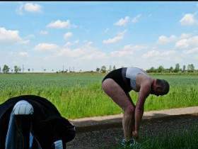 Halterlose Nylons zum Badeanzug ** Fahrradtour 2019 **