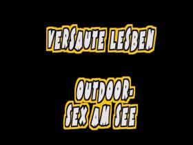 versaute Lesben Outdoor-Sex am See