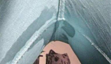 Jeans vollgepisst