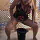 peeing in the bucket
