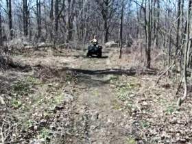 mit dem Quad unterwegs