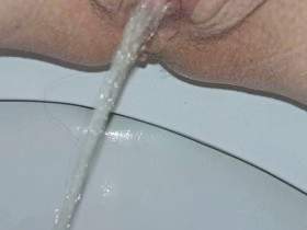 Close up piss clip