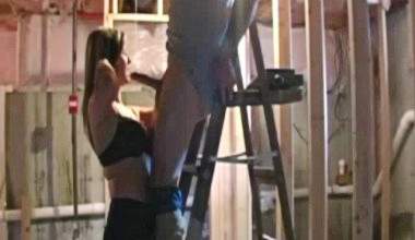 bei der Renovierung, Handwerkehrmotivation geht weiter.