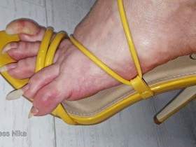 Yellow Heels Side View