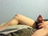 Waterbed cum after 2h edge session