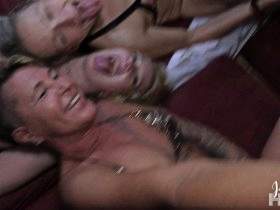 Awesome sex party with 4 women