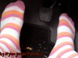 FAN Article 12 - Striped socks in the car