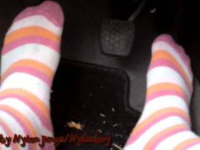 FAN Article 12 - Striped socks in the car