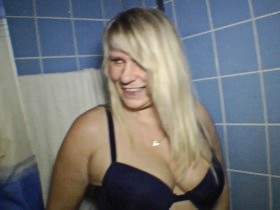 Open your mouth wide because I'm going to piss in there