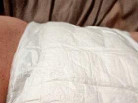 Diaper in bed