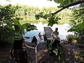 Spanner Drecksau beobachtet Fick am See!