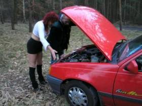 fuck the car breaks down
