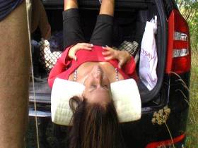 BLOWJOB in the trunk