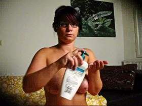 Body lotion pussy and breasts