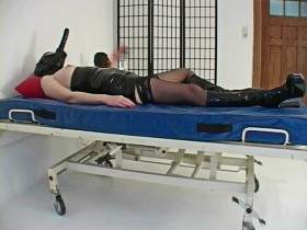 Latex lust in the hospital bed