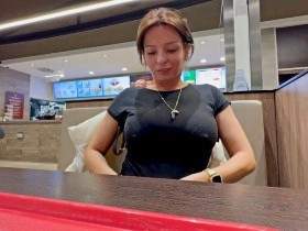 Stripping at the burger shop