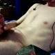 Almost got my face! Another waterbed wank session