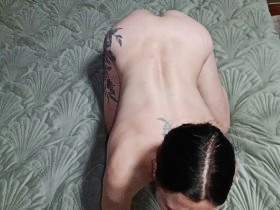 Sucking cock and fucking ass