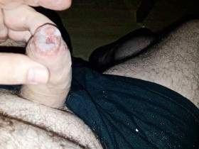 self-juiced - quicky wank