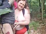 Awesome stopping to pee and more in the woods