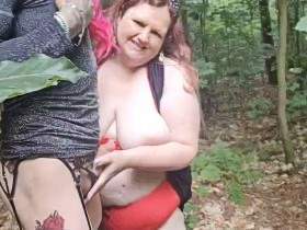 Geiles stoppen pissen und mehr im Wald