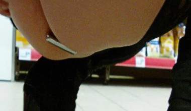 Analplug im Supermarkt