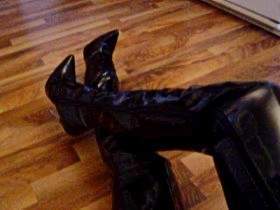 Extremely horny thigh boots