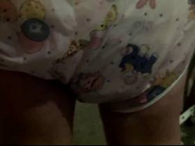 Humiliated in diapers Pooped