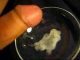 Semen in the bowl