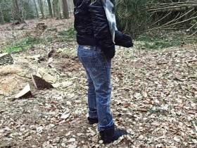 Walk in the woods, in the pants SHOT AND PISSED; VIDEO WISH for Steven
