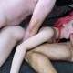 SCHLAMMSCHIEBEN mit REDHEAD SKINNY-TEEN Didi-Devil - AO-Gangbang
