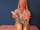 Latex secretary gets a dick pic from you