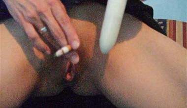 Zigarette und Dildo 