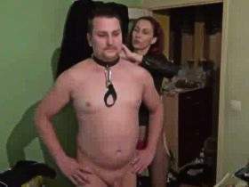 Vorschaubild vom Privatporno mit dem Titel "Sklavensau durfte sich den Schwanz vor mir wixen" von Sue-Allen