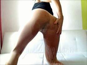 Vorschaubild vom Privatporno mit dem Titel "Mein Letzter NS Clip..in diesem Jahr!Mega GlanzstrumpfhosenVeredelung!" von MOONLIGHT15