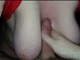 My penis and her sagging tits