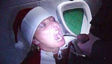Santa Rosella entleert die Säcke