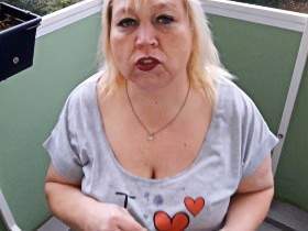 Condom games on the balcony