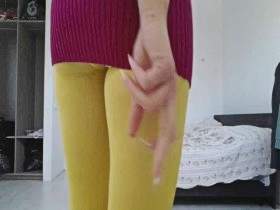 Yellow Tights Slap Messy